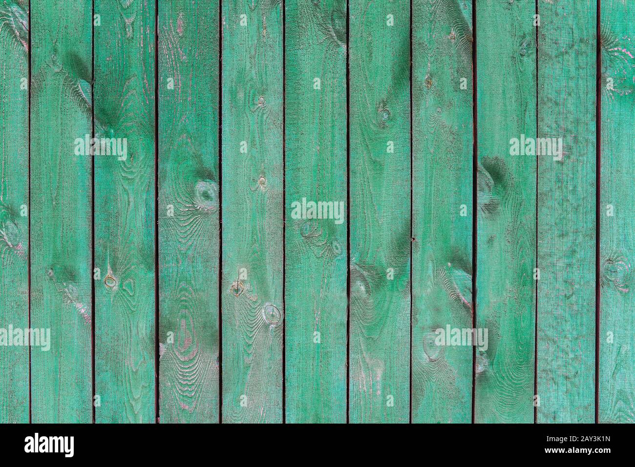 Las tablas de madera son verdes. Textura de madera dura para el
