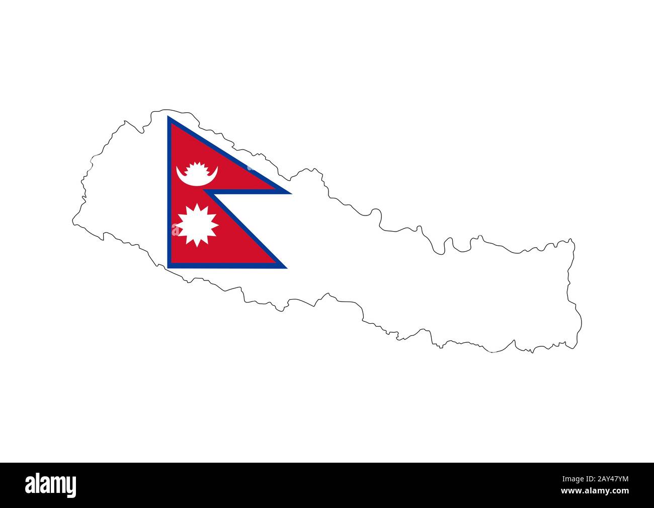 mapa-de-la-bandera-de-nepal-fotograf-a-de-stock-alamy