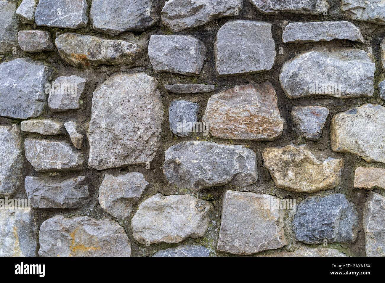 Antigua pared rústica de piedra textura y fondo de alta calidad Foto de stock