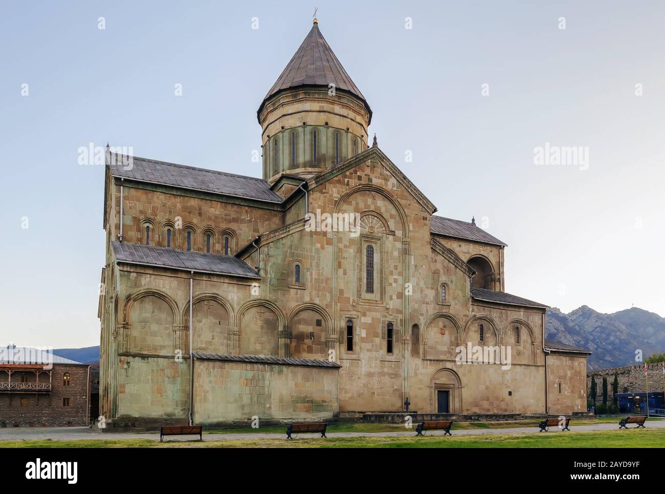 La Catedral de Svetitskhoveli, Mtskheta, Georgia Foto de stock