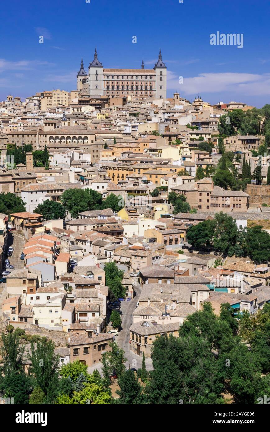 Casco antiguo de Toledo, España Foto de stock