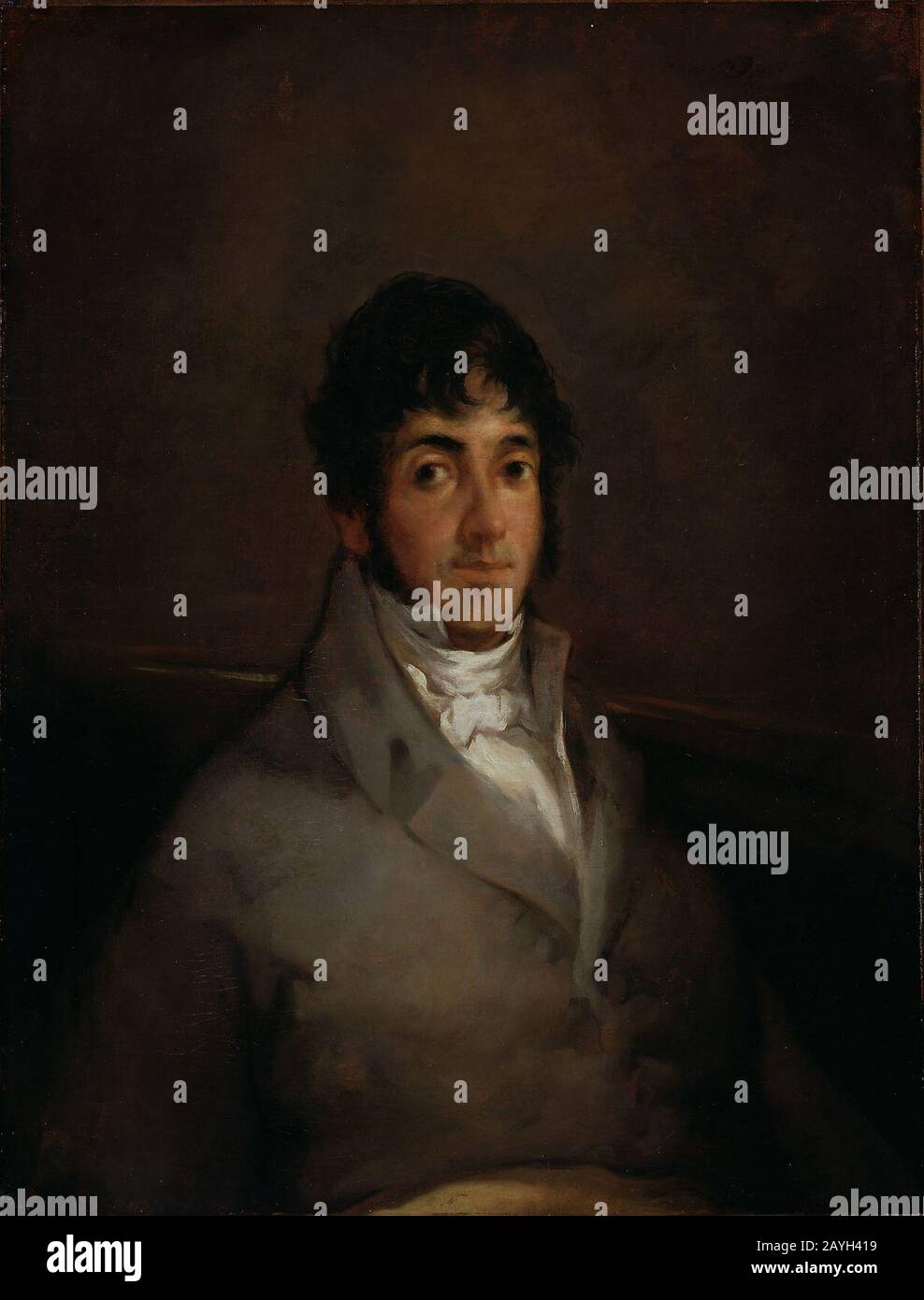 Francisco José de Goya y Lucientes - Retrato de Isidoro Maíquez Foto de stock