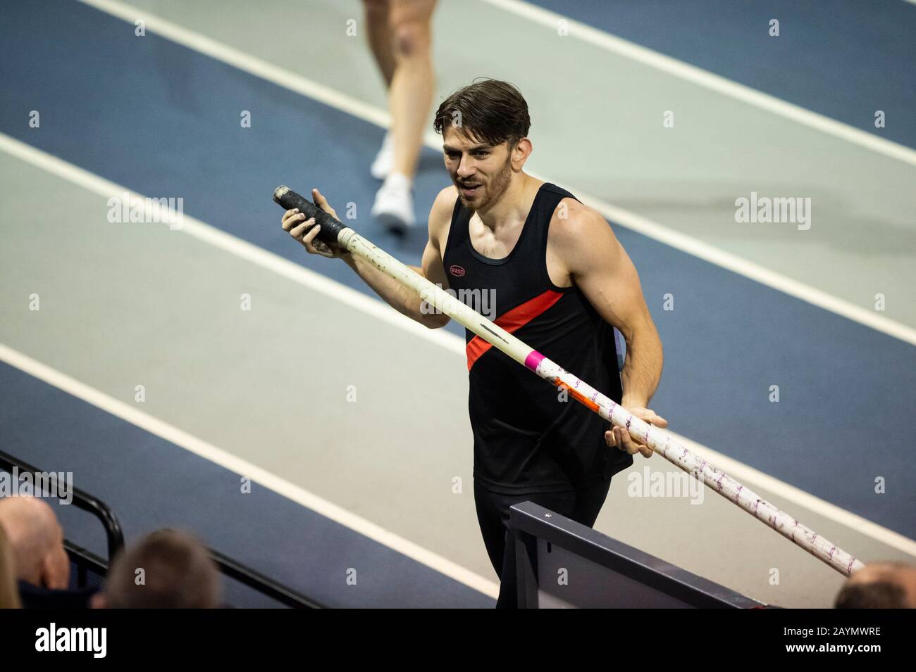 Glasgow, Escocia, Reino Unido. 15 de febrero de 2020.Harry Coppell iof GRAN BRETAÑA y N. I .en el Gran Premio de Muller Indoor Glasgow 15 DE FEBRERO de 2020 Foto de stock