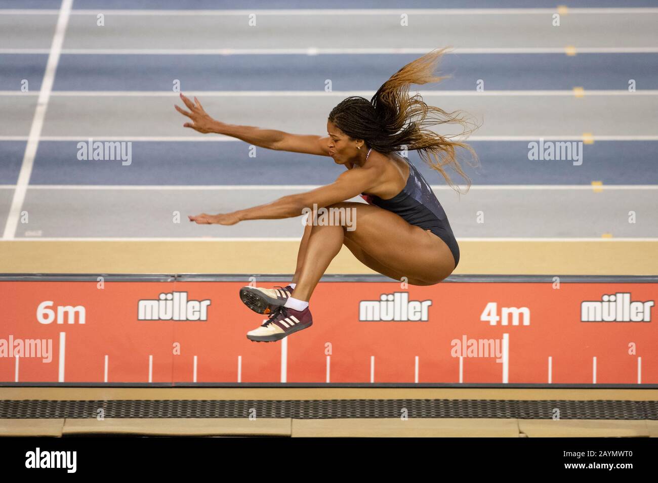 Glasgow, Escocia, Reino Unido. 15 de febrero de 2020 .Abigail IROZURU de GRAN BRETAÑA y N.I en acción en el Muller Indoor Grand Prix Glasgow 15 DE FEBRERO de 2020 Foto de stock