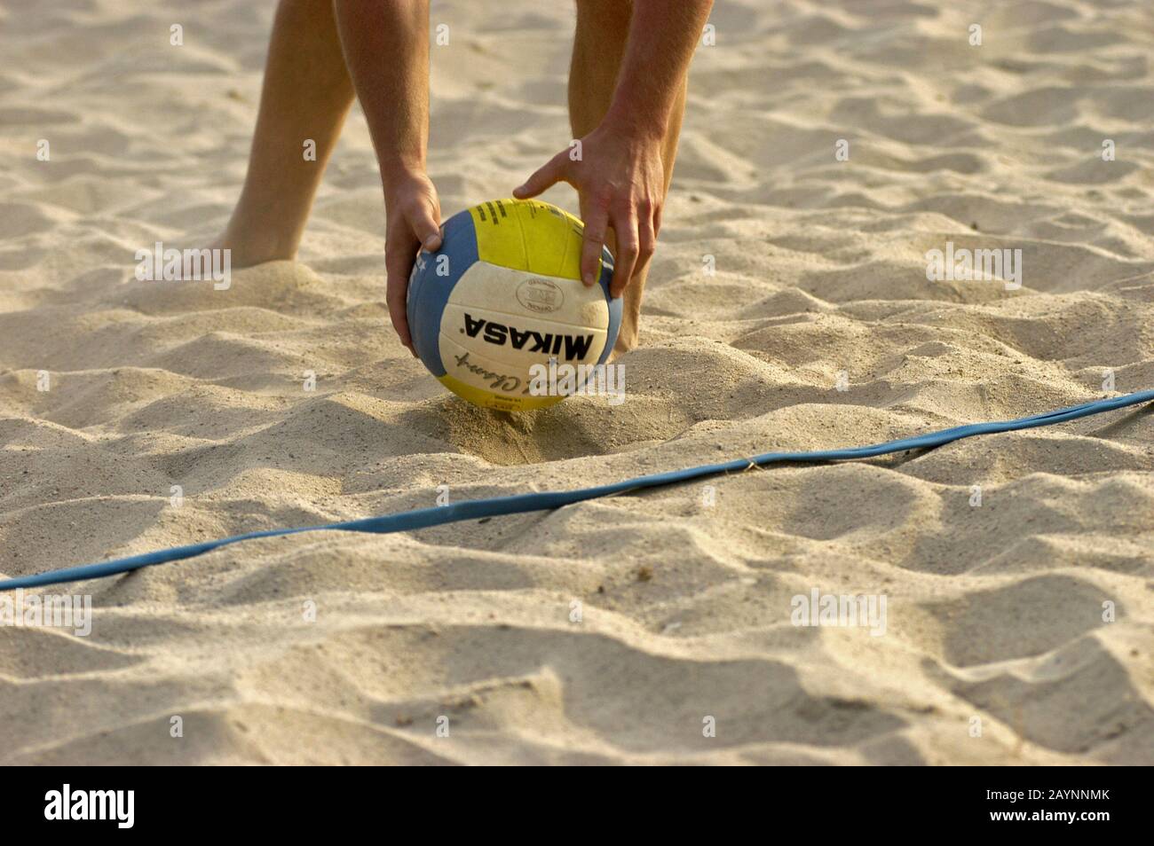 Beachvolleyball Foto de stock