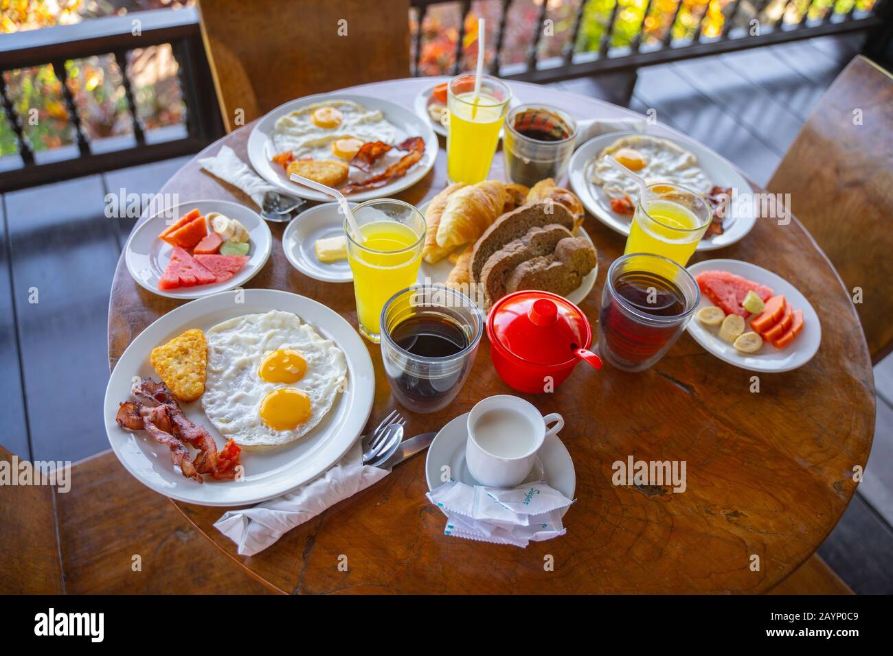 dibujo de la mesa del desayuno