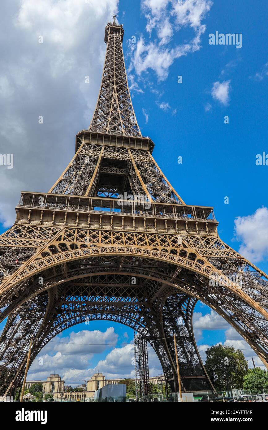 La Torre Eiffel, en París, Francia, Europa Foto de stock