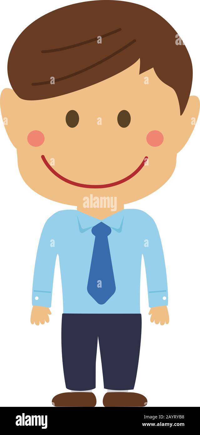 Dibujo de dibujos animados hombre deformado persona vectorial (persona de  negocios asiática/japonesa Imagen Vector de stock - Alamy