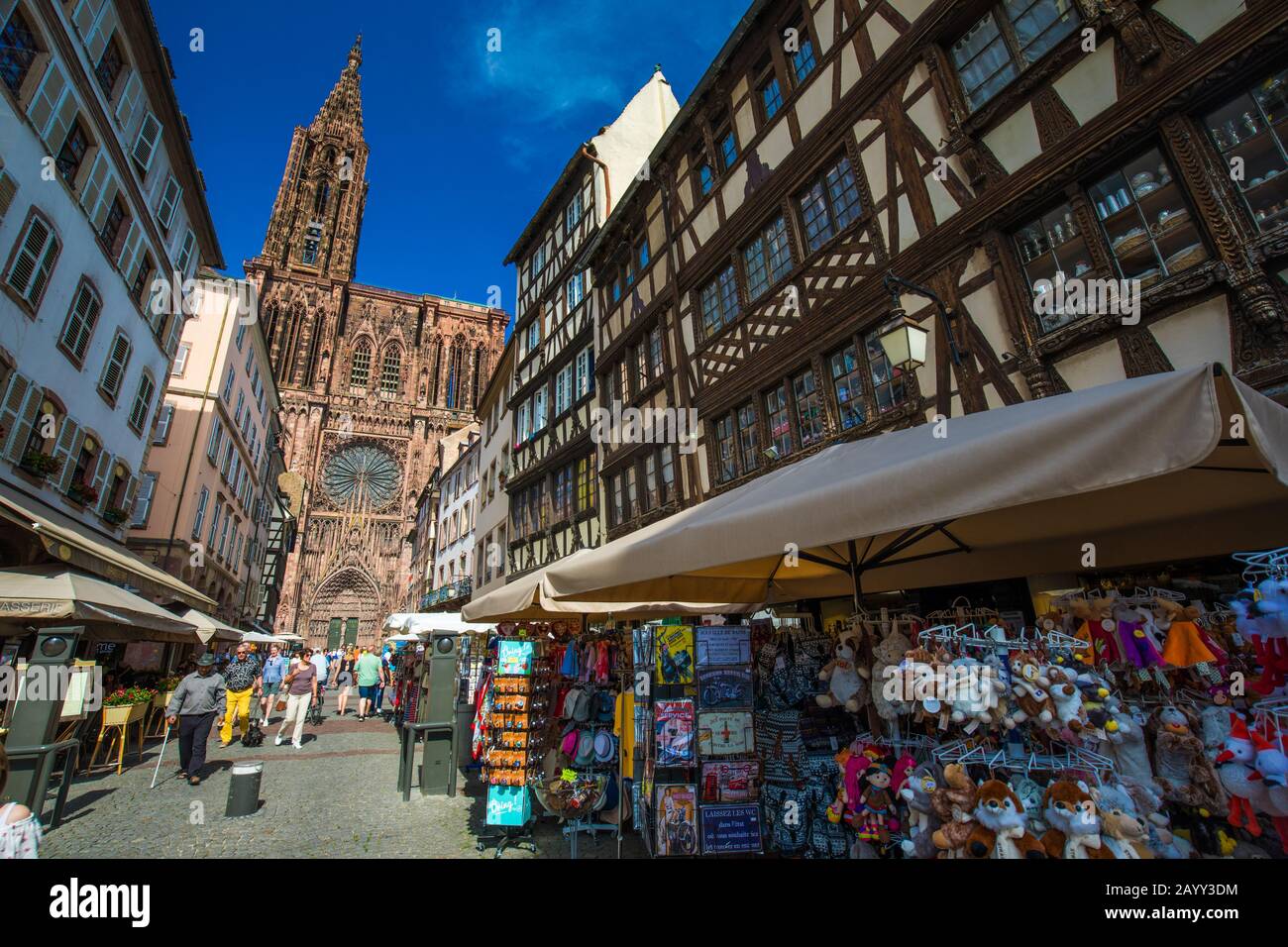 Estrasburgo, FRANCIA - Agosto 2019 - Casco antiguo de Estrasburgo Foto de stock