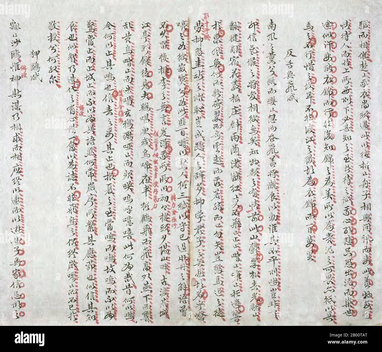 Vietnam Dos P ginas De Chi Dien Phu Escrito A Mano En Han nom vietnam-dos-p-ginas-de-chi-dien-phu-escrito-a-mano-en-han-nom