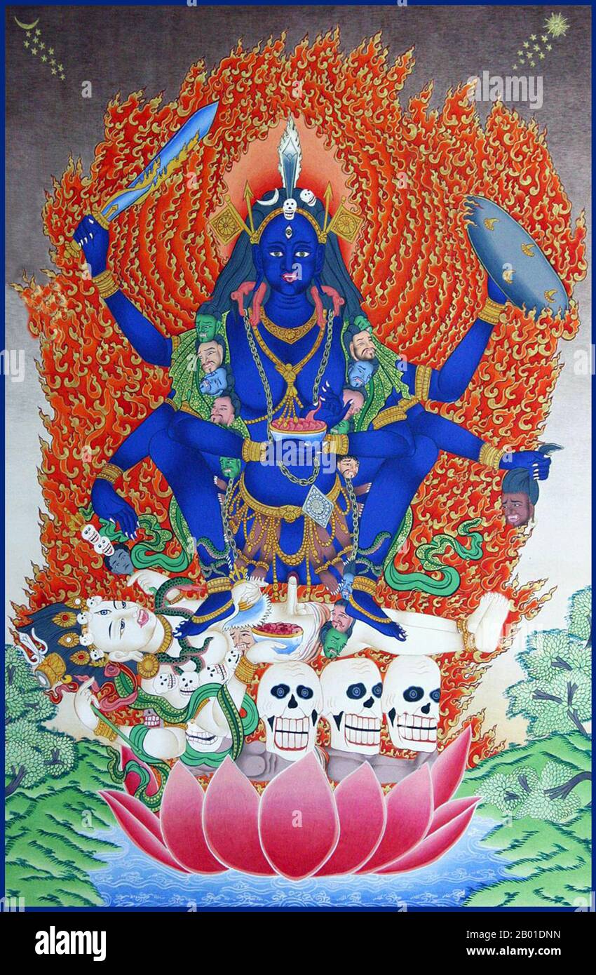 Kālī es la diosa hindú asociada con la energía eterna. 'El que destruye
