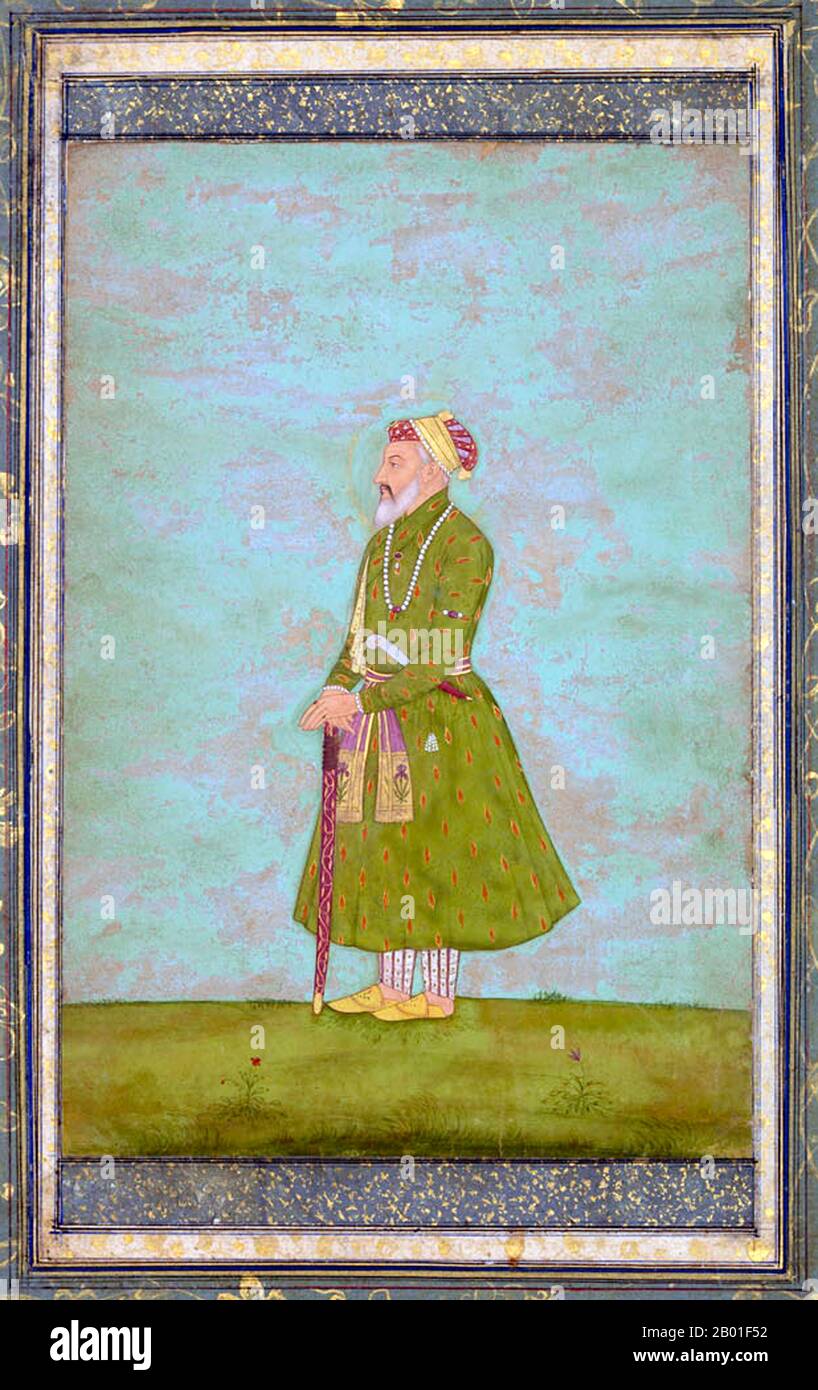 India El emperador mogol Shah Jahan (5 de enero de 1592 22 de enero
