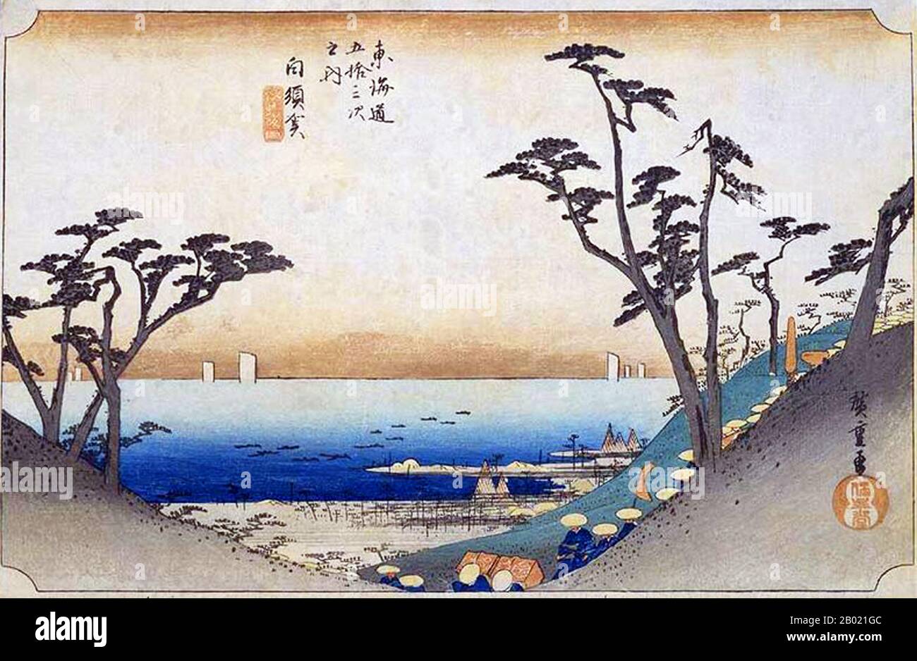 Pintura de paisaje marino japonés fotografías e imágenes de alta resolución  - Alamy