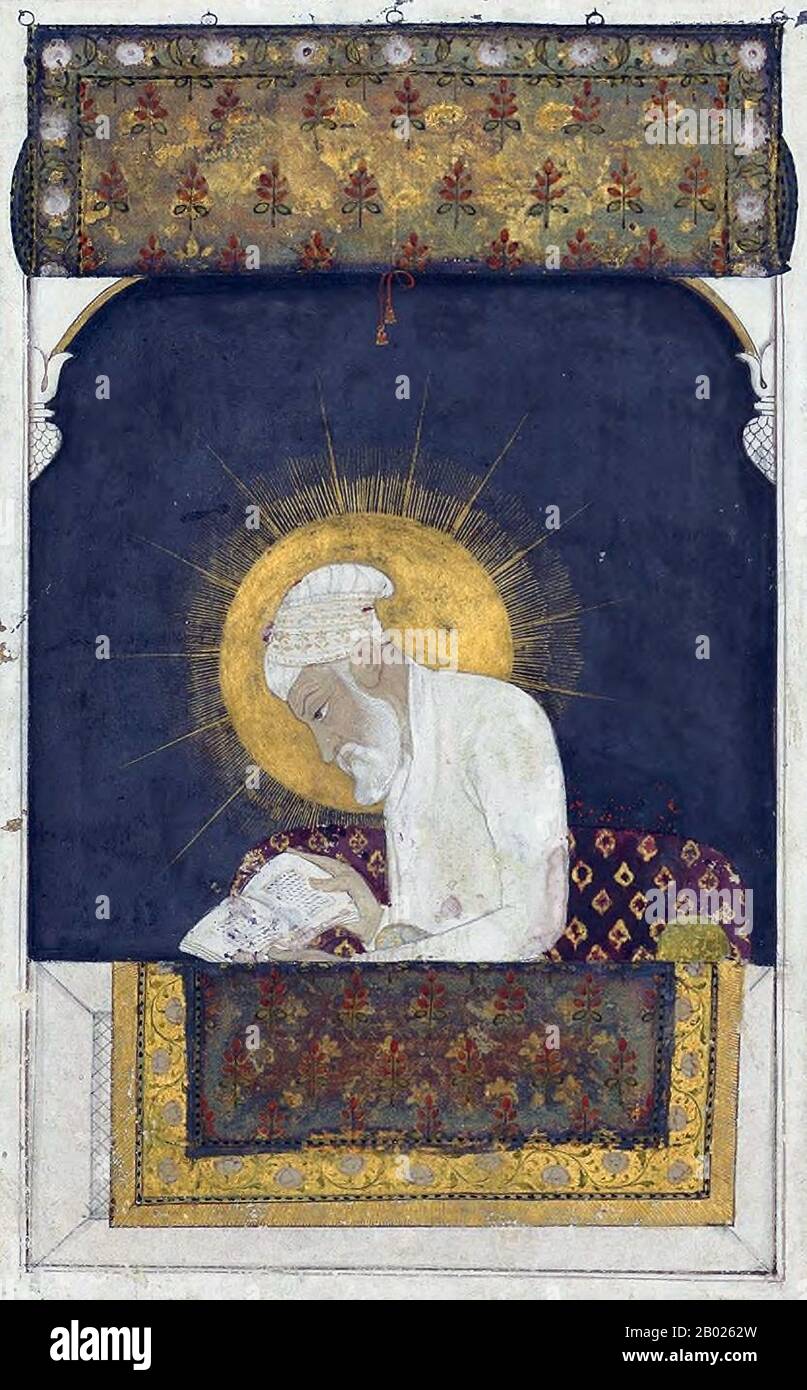 Abul Muzaffar Muhy-ud-Din Muhammad Aurangzeb Alamgir (Urdu: ابلمظفر- محىالدين - محمد اورنگزيب- عالمگیر, Hindi: अबुल मुज़फ्फर मुहिउद्दीन मुहम्मद औरंगज़ेब आलमगीर) (4 de noviembre de 1618 – 3 de marzo de 1707, más comúnmente conocido como Aurangzeb (Hindi: औरंगज़ेब) o por su título imperial elegido Alamgir (hindi: आलमगीर) ('conquistador del mundo', Urdu: عالمگیر), fue el sexto Emperador Mughal de la India, cuyo reinado duró desde 1658 hasta su muerte en 1707. Aurangzeb, que gobernó la mayor parte del subcontinente indio durante casi medio siglo, fue el segundo emperador mughal más largo reinante después de Akbar. Foto de stock