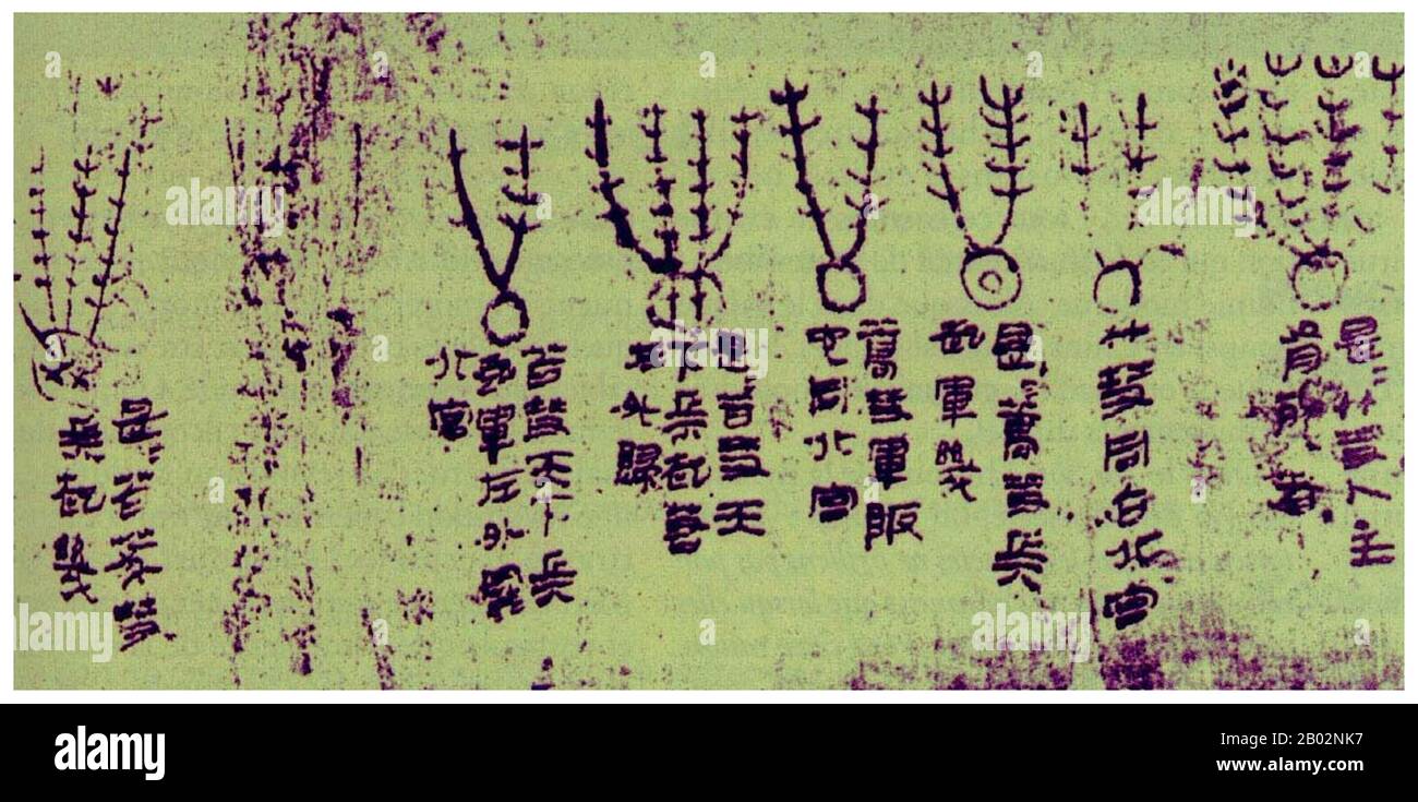 Mawangdui (chino: 馬(马)王堆; pinyin: Mǎwángduī; literalmente: 'El montículo del rey Ma') es un sitio arqueológico ubicado en Changsha, China. El sitio consiste en dos colinas en forma de silla de montar y contenía las tumbas de tres personas de la dinastía han occidental (206 AC – 9 CE): El marqués Li Cang, su esposa, y un varón que se cree que fue su hijo. El sitio fue excavado de 1972 a 1974. La seda de Mawangdui, un "libro de texto" de tipos de cometa y los diversos desastres asociados con ellos, fue compilada en algún momento alrededor del 300 AEC, pero el conocimiento que abarca se cree hasta la fecha ya en el 1500 AEC Foto de stock