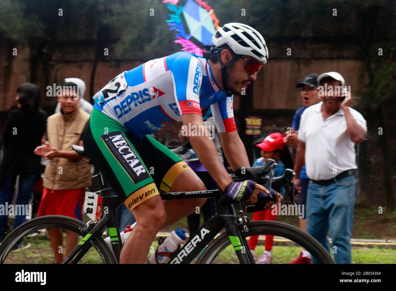 ciclista en guatemala tour vuelta ciclistica a guatemala 2019 Foto de stock