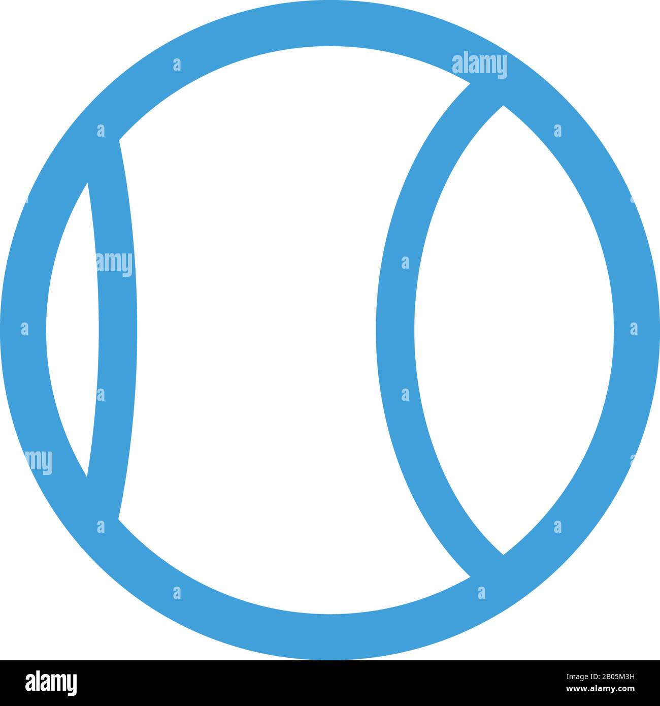 Plantilla de icono de pelota de tenis. Ilustración vectorial Ilustración del Vector