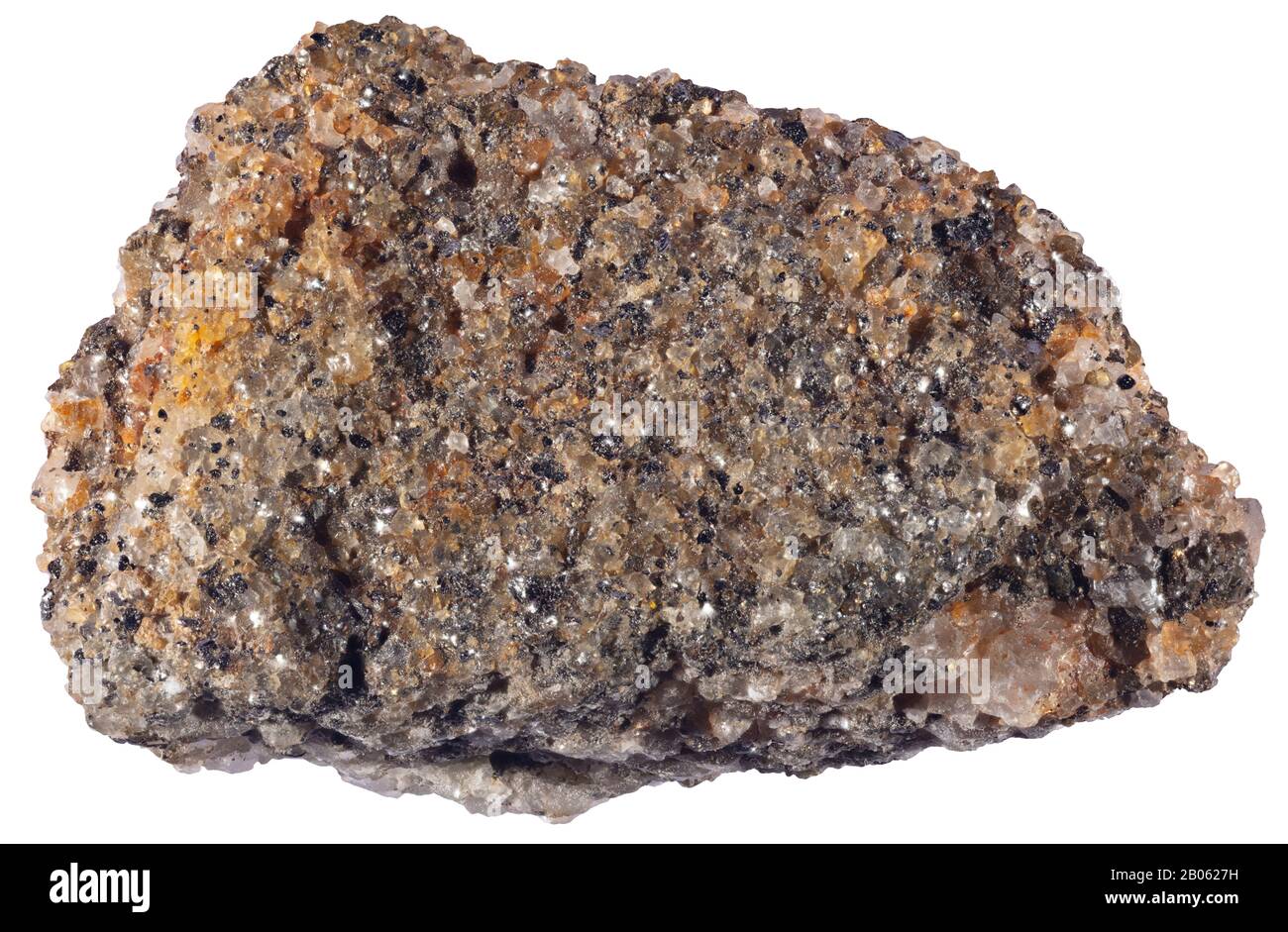 Alurgita, Metamórfica, Kilmar, Quebec Variedad de minerales de filosilicato Hidratados Muscovita de aluminio y potasio Foto de stock