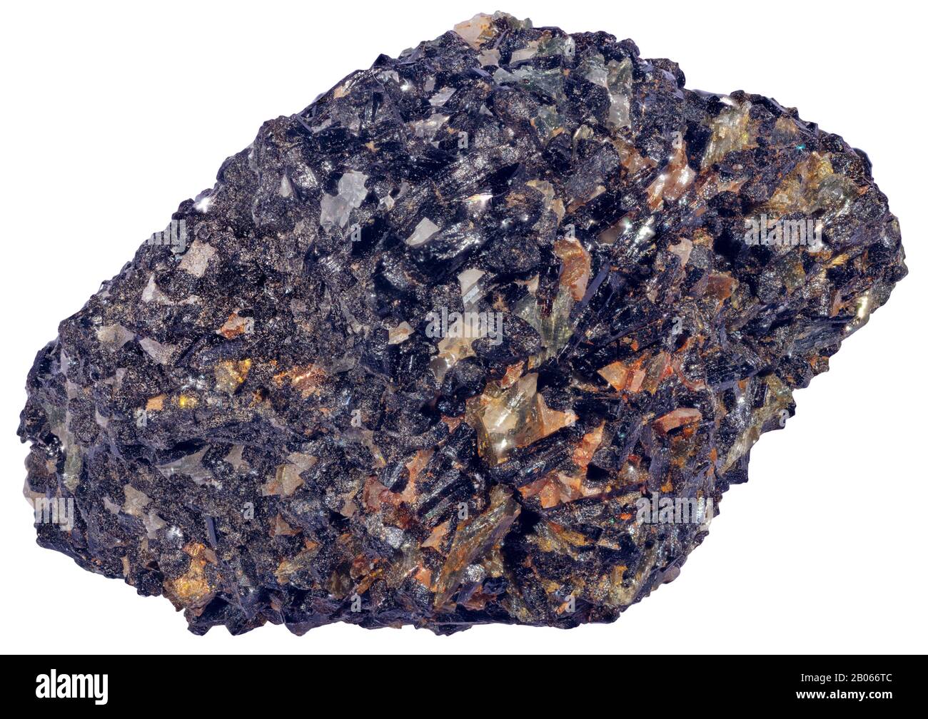 Danaite, Mado, Ontario, arsenopirita cobaltiferous una variedad de arsenopirita con cobalto. Foto de stock