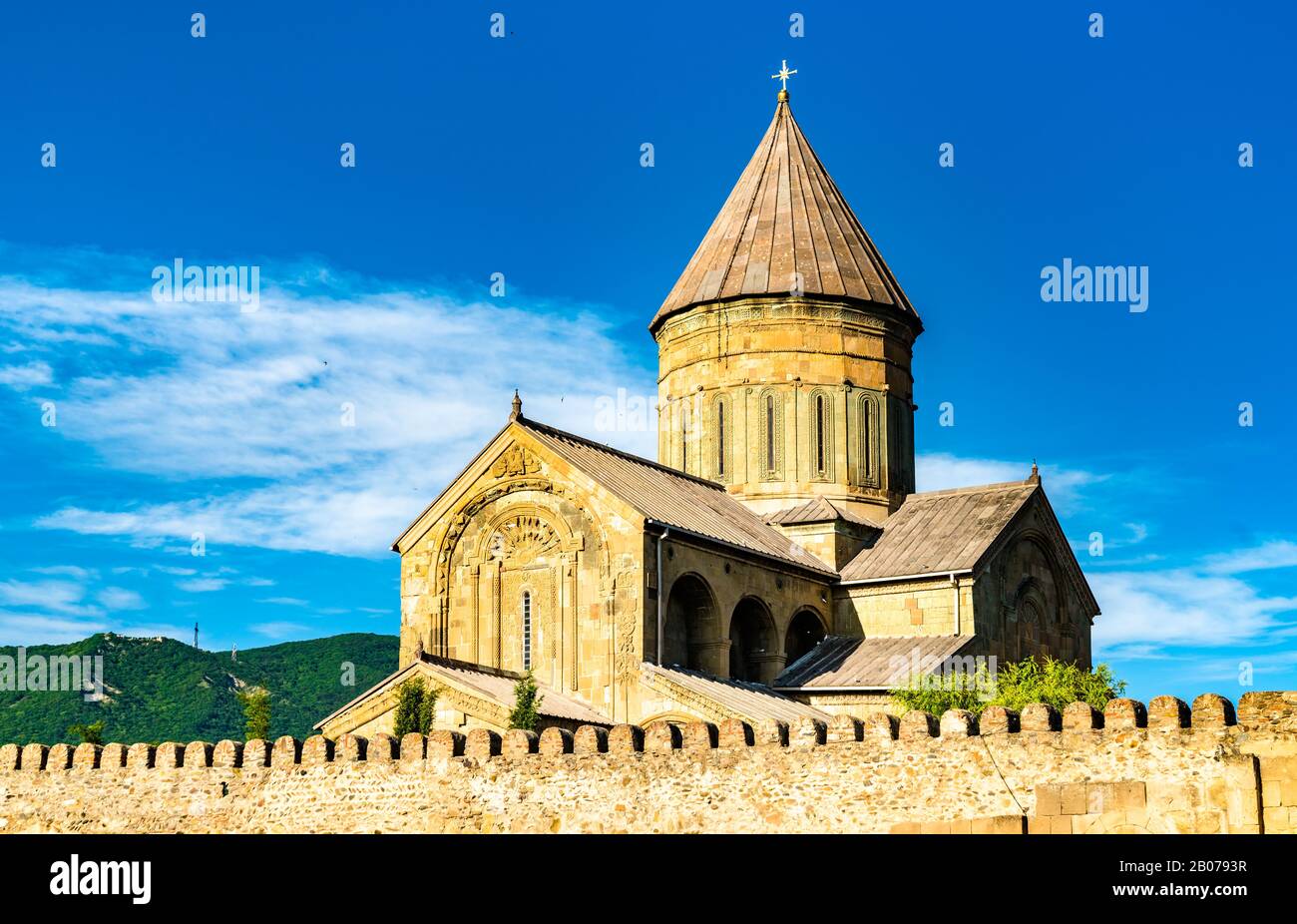 En la Catedral de Svetitskhoveli Mtskheta, Georgia Foto de stock
