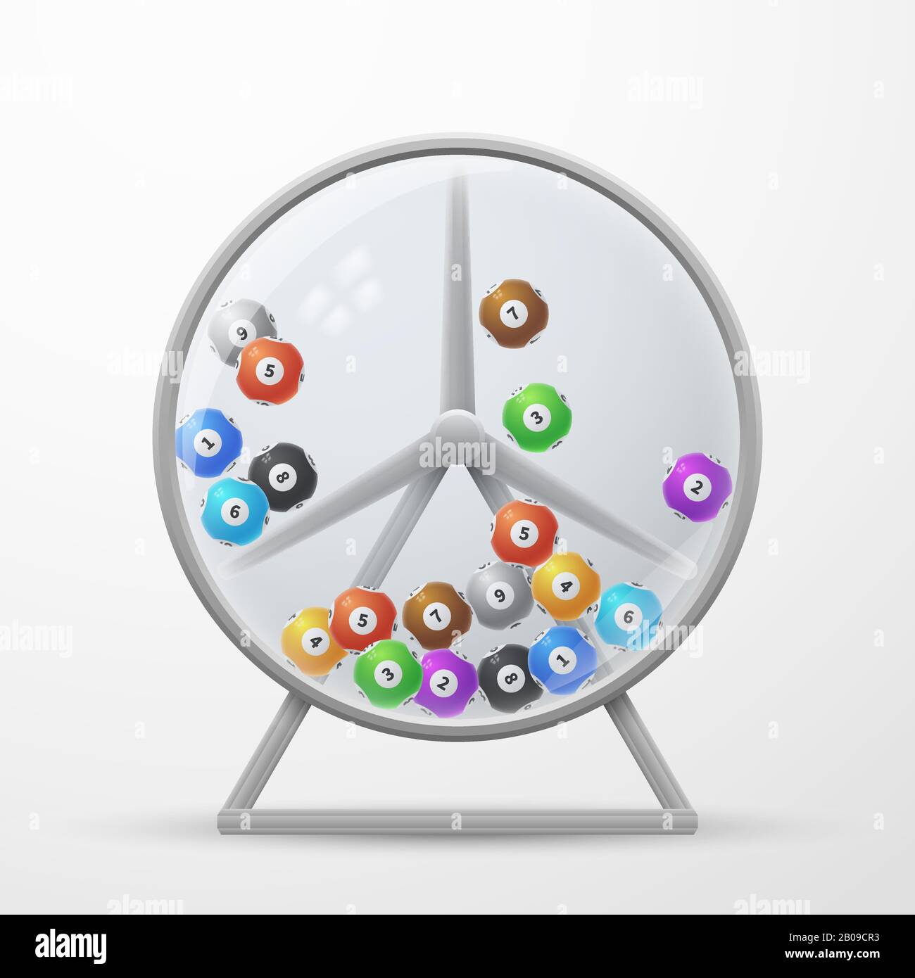 Bingo ball spinner Imágenes vectoriales de stock Alamy