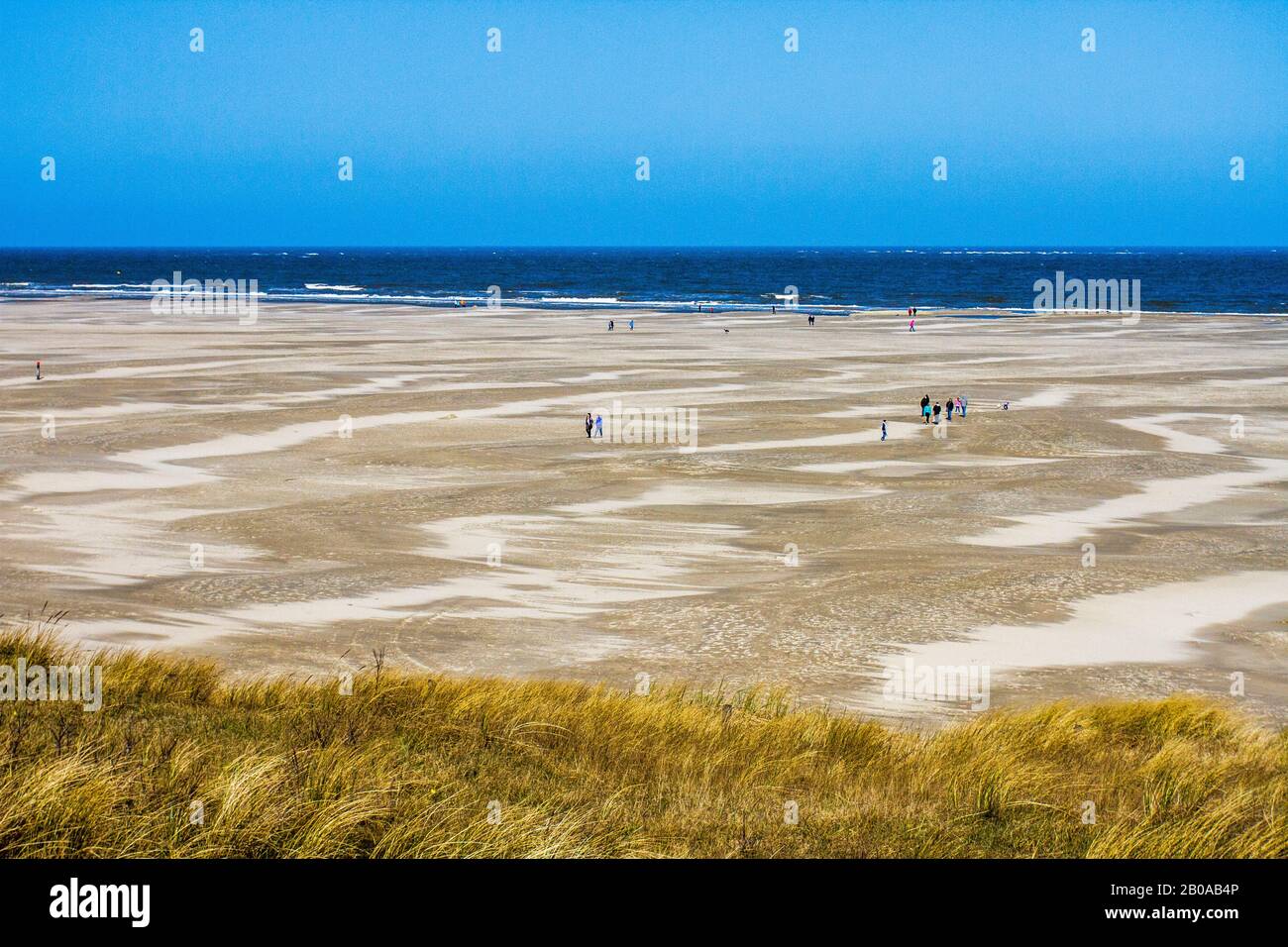 Playa norte de Texel, países Bajos, Texel Foto de stock