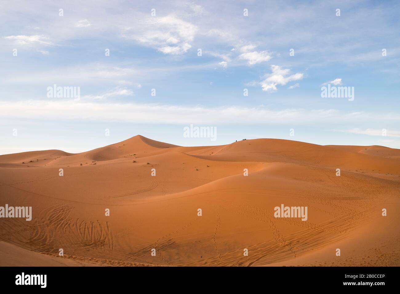 Marruecos, Desierto Del Sáhara, Merzouga Foto de stock