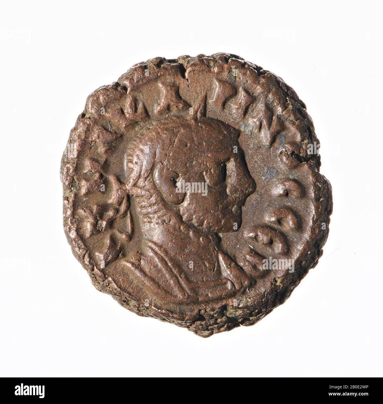 Coin, tetradrachm de Carinus, año 2, Vz: Imperial busto r., Drapery, A K M  A KA-RINOS SEB, Kz: Nike n.r. con corona y rama de palma, L E (año 5),  menta, tetradrachme,