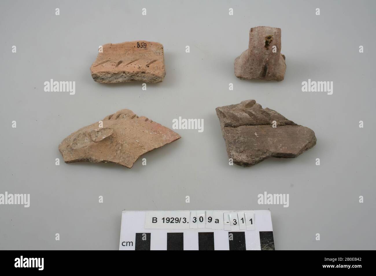 Barda, loza, br: 6 cm, Israel Foto de stock