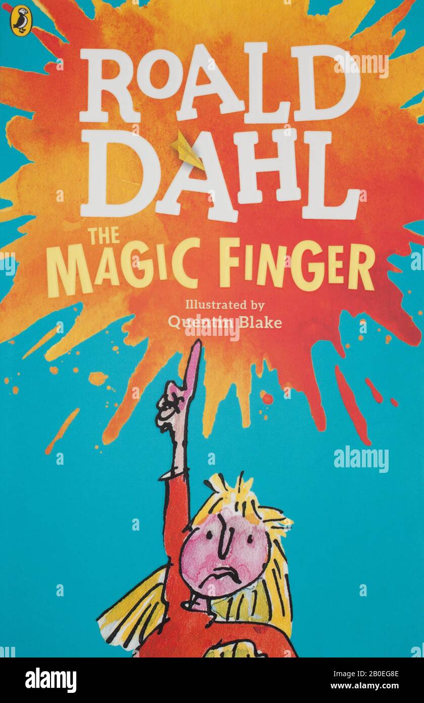 La portada del libro, El dedo mágico de Roald Dahl Fotografía de stock -  Alamy