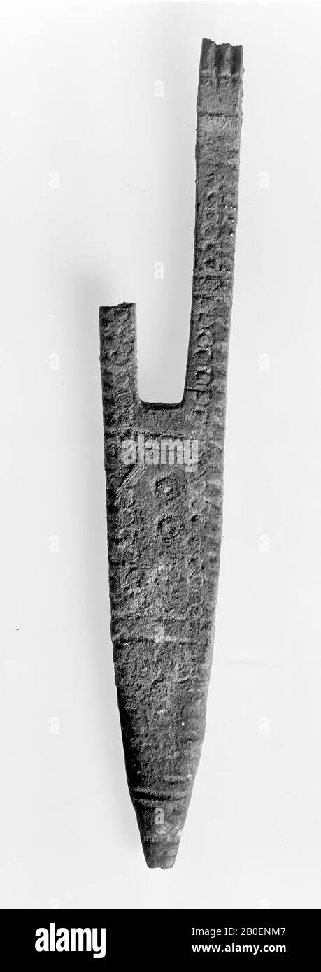 Objeto, bronce, 7.1 cm, período romano, Italia Foto de stock
