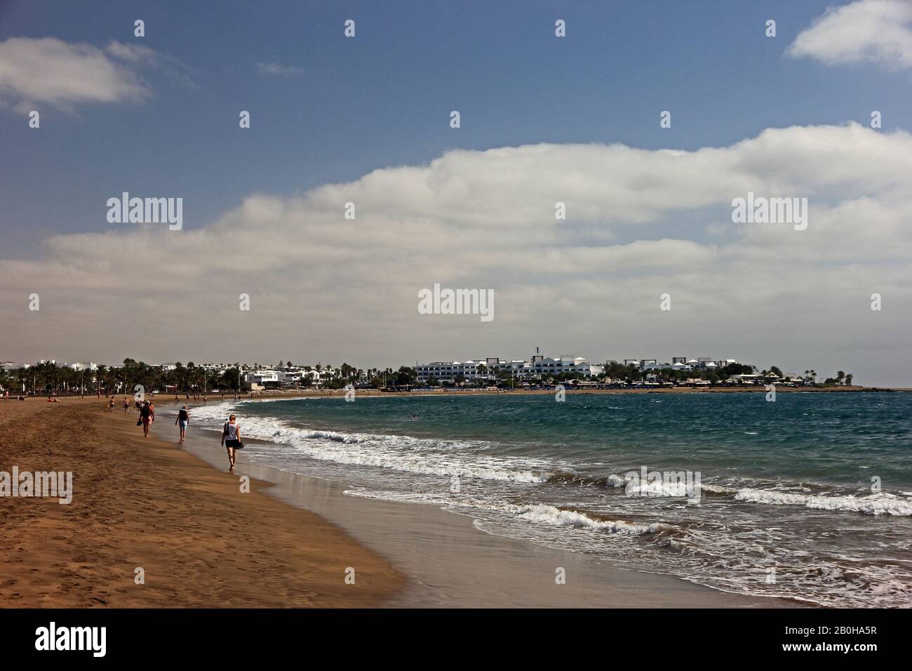 Playa de los Pocillos, Puerto del Carmen, Lanzarote Fotografía de stock -  Alamy