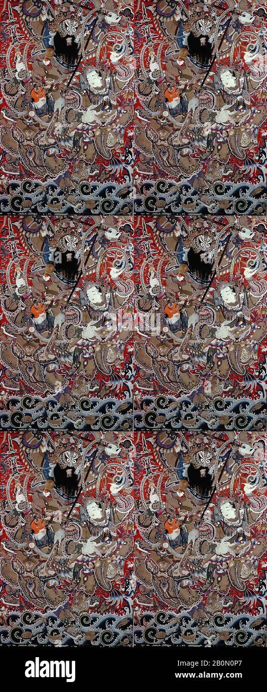 Pared Colgando Con Escena De Una pera China Dinast a Qing 1644 1911 