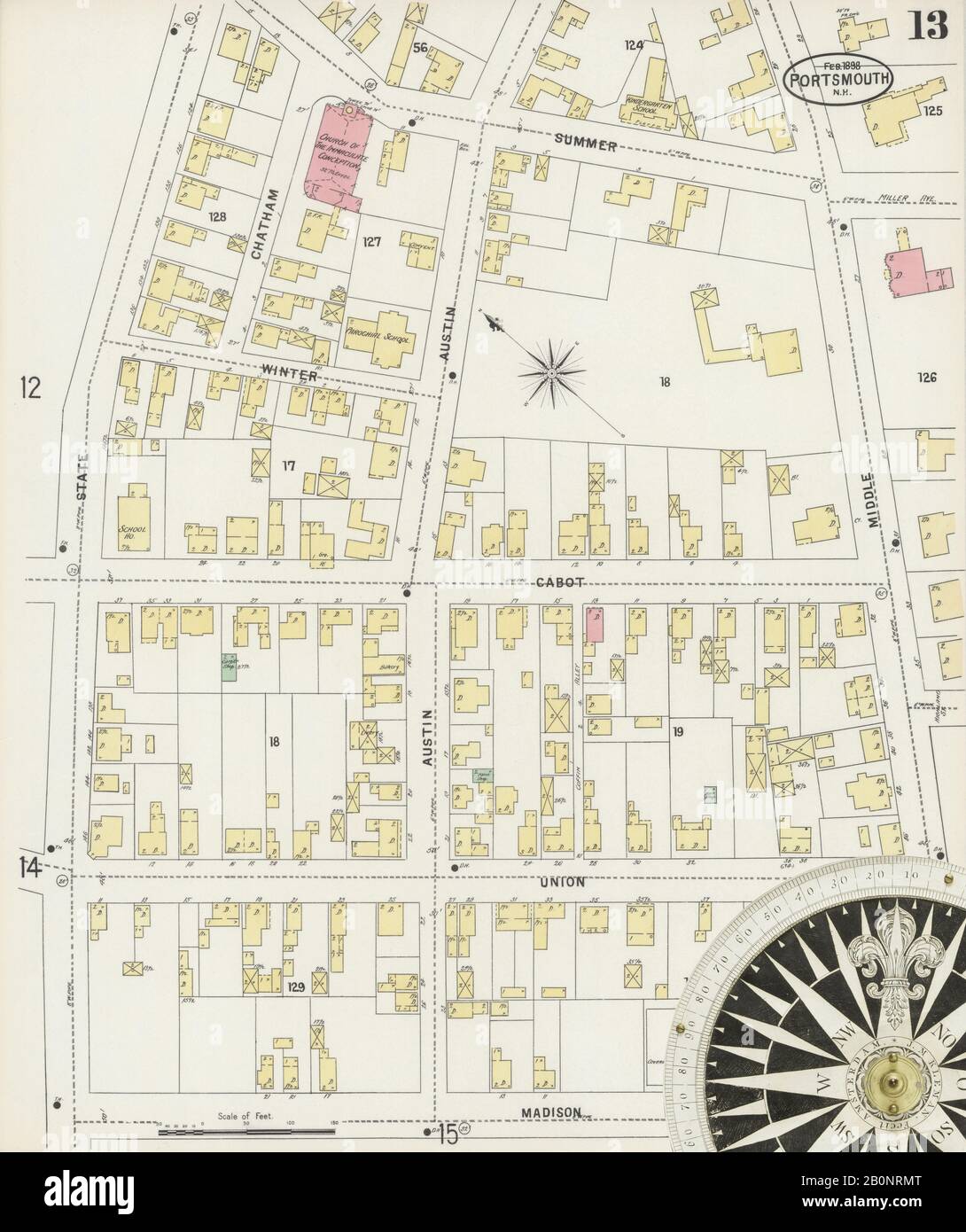 Imagen 13 De Sanborn Fire Insurance Map De Portsmouth, Condado De
