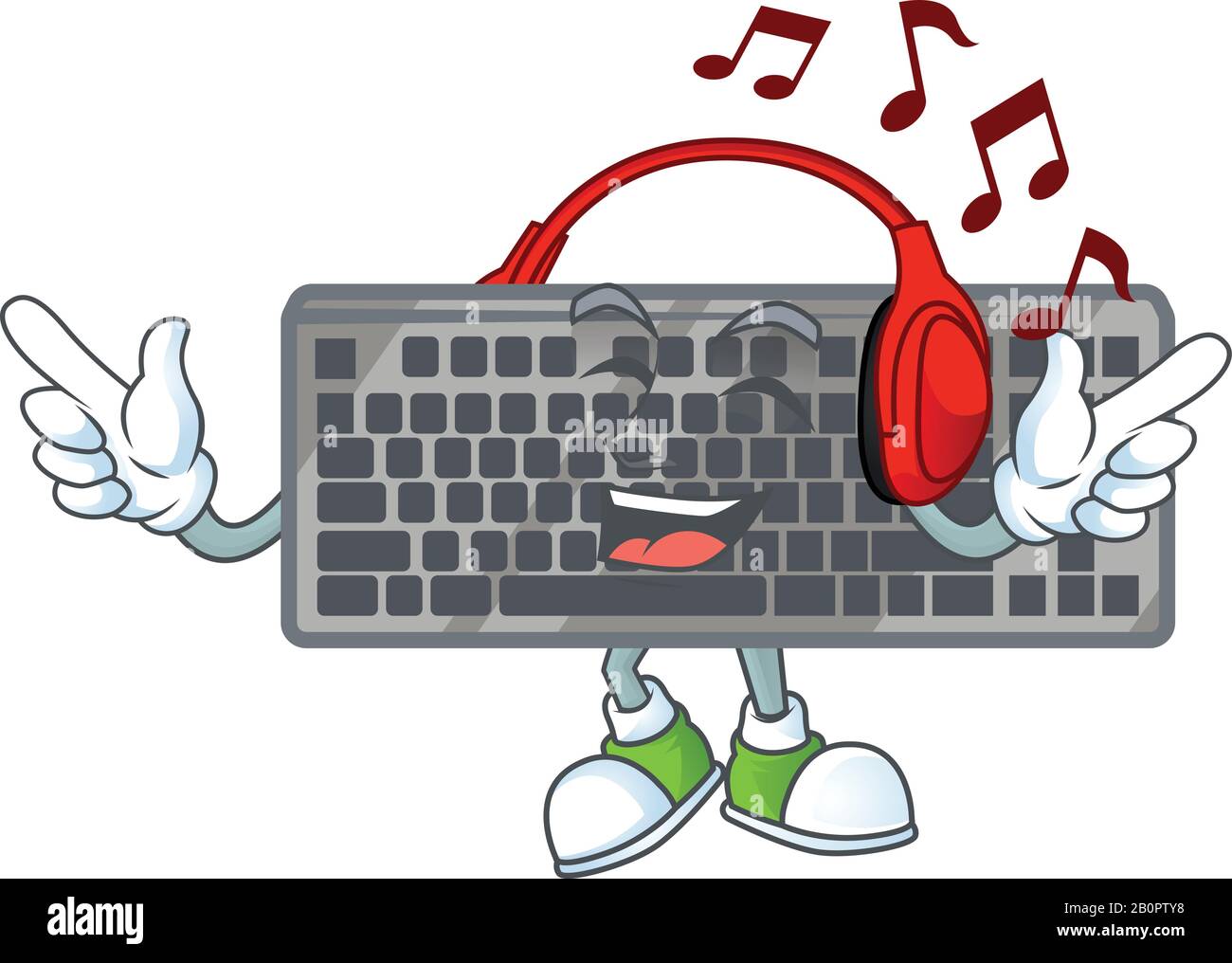 Diseño de dibujos animados de teclado negro Escuchar música en un auricular Imagen Vector de stock - Alamy Diseño de dibujos animados de teclado negro Escuchar música en un auricular Imagen Vector de stock - Alamy