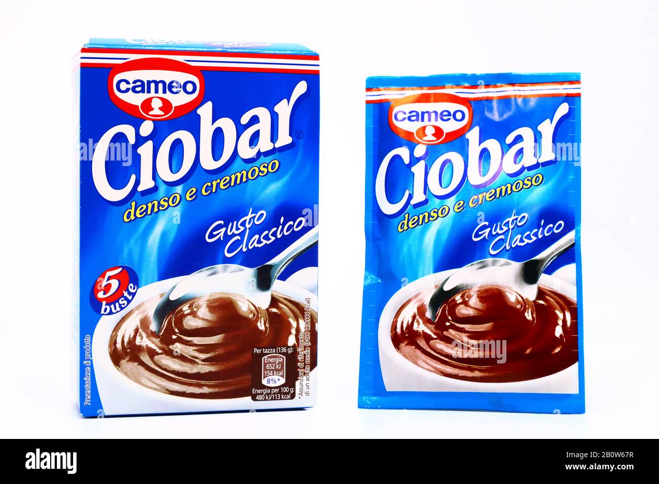CIOBAR CAMEO Chocolate instantáneo Cacao Beba polvo. Cameo es una Marca del Dr. Oetker