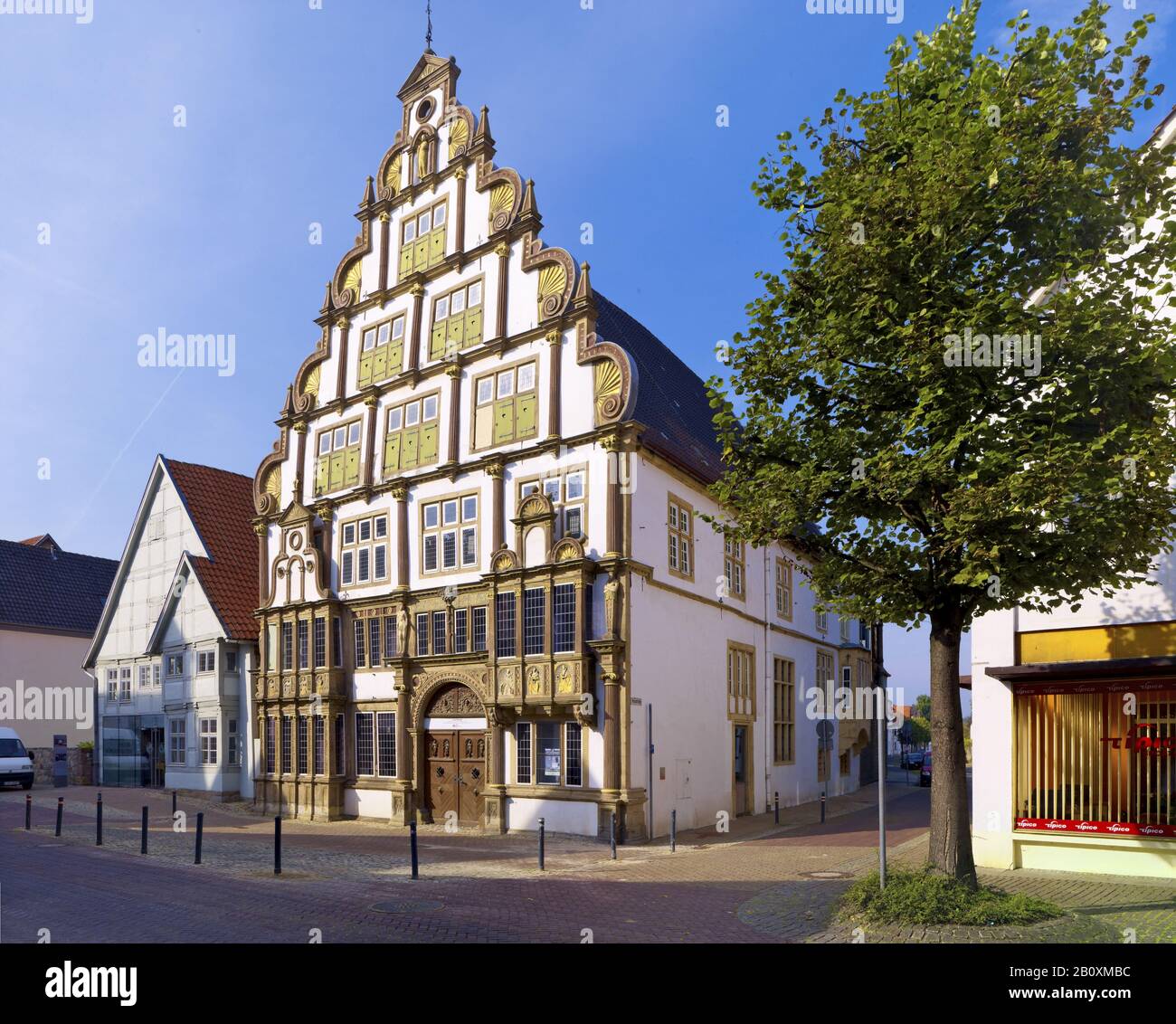 La Casa Del Alcalde De Brujas En Lemgo, Westfalia Del Este-Lippe, Renania Del Norte-Westfalia, Alemania, Foto de stock
