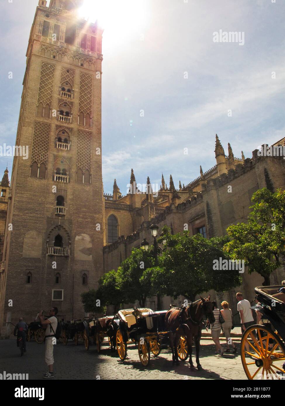 La Giralda. Sevilla. Andalucía. España Foto de stock