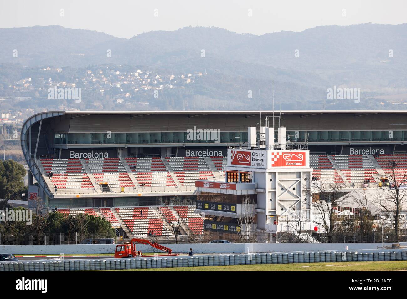 El circuito de carreras de Montmeló, Barcelona, España Foto de stock
