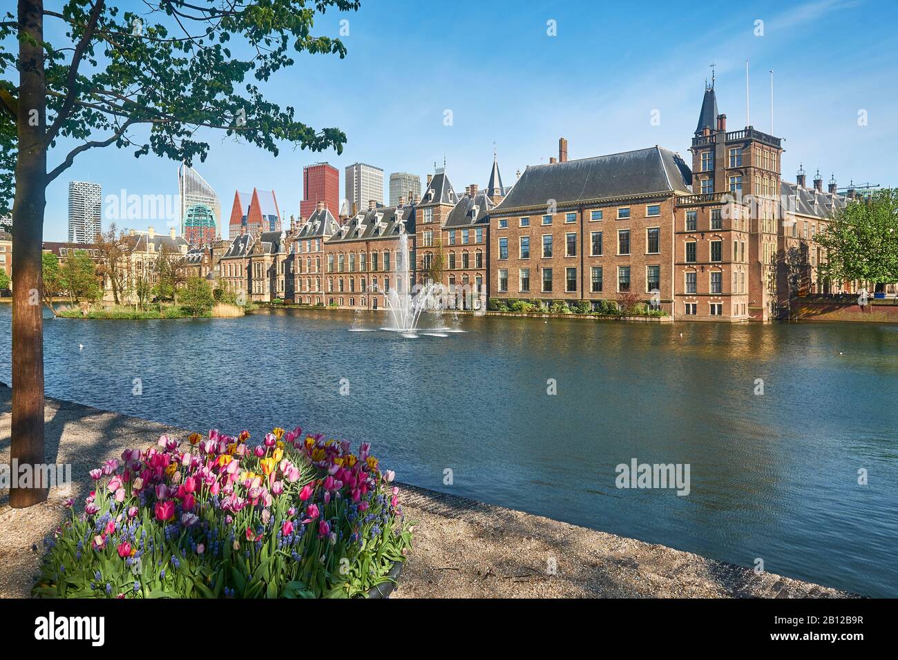 Binnenhof en La Haya, Holanda Meridional, Holanda, Benelux, Benelux Foto de stock