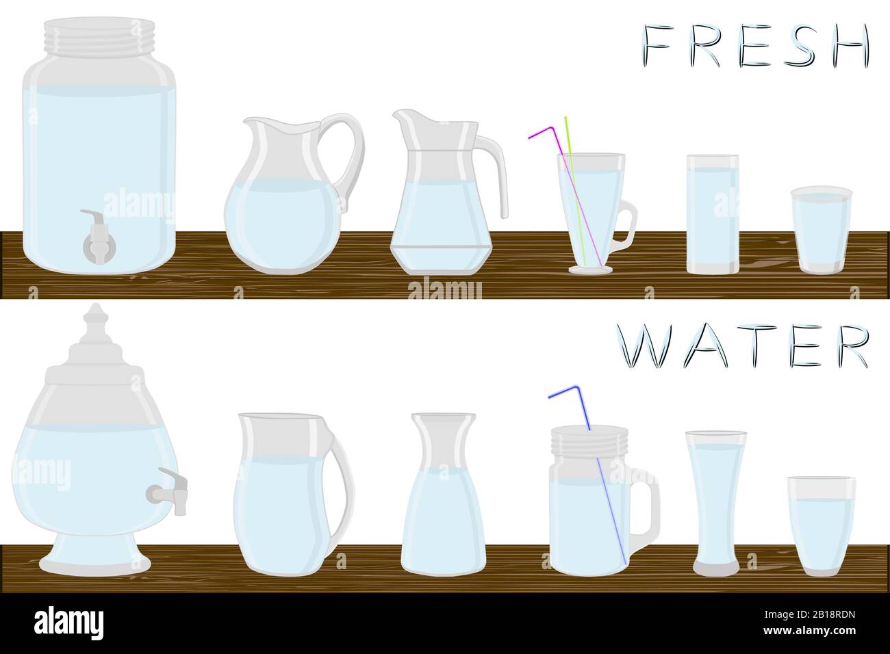 Vectores e ilustraciones de Jarra agua para descargar gratis