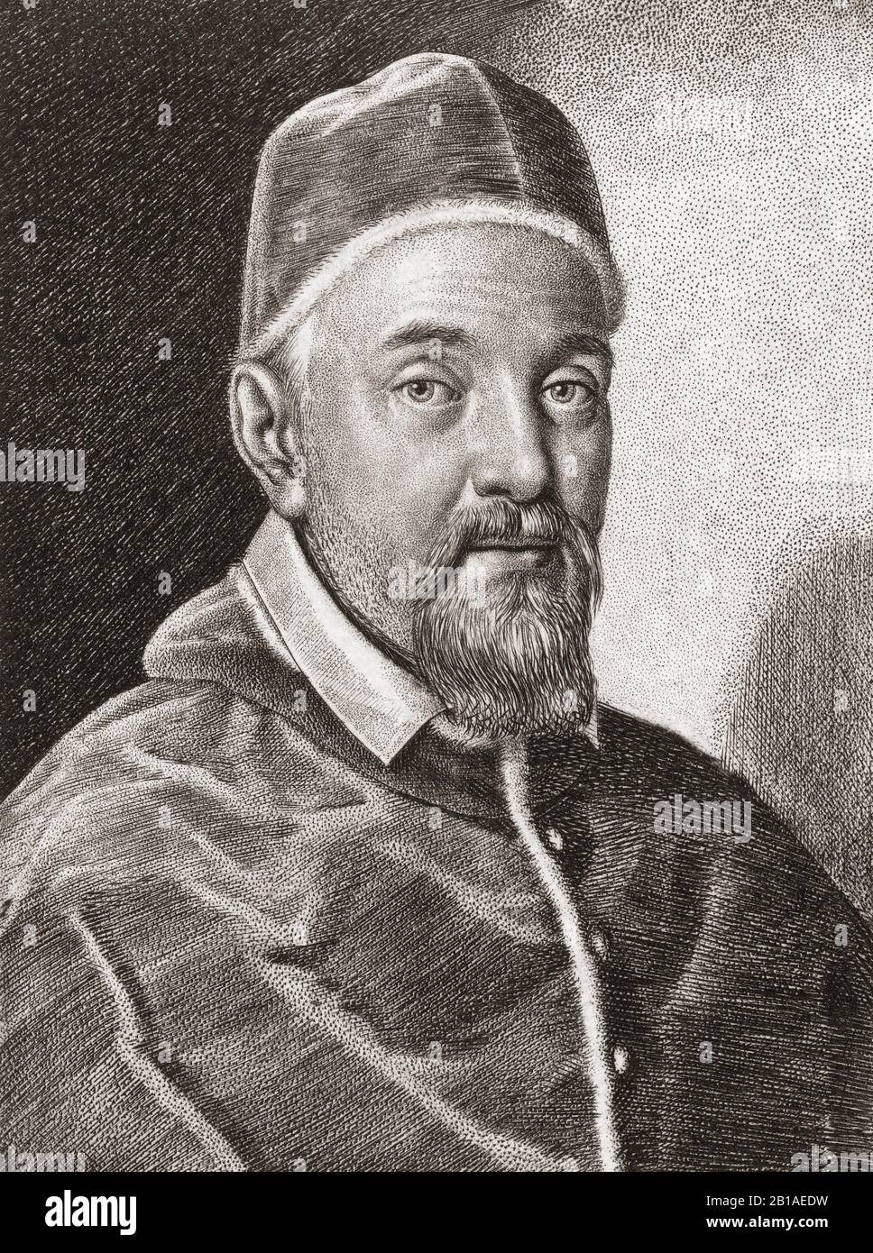 Papa Urbano VIII, c.1568 – 1644. Nacido Maffeo Barberini. Foto de stock