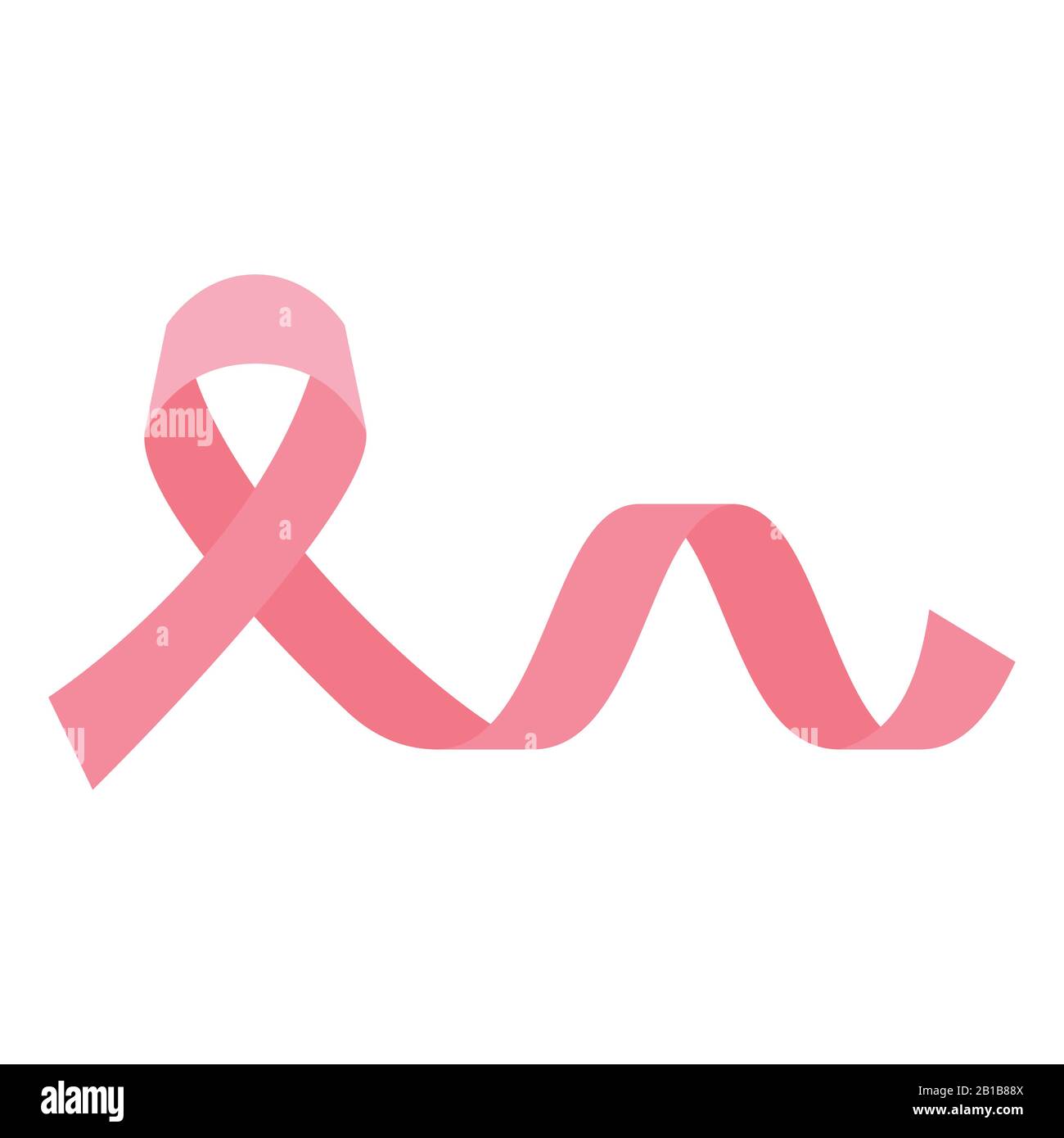 Cinta rosa de mundo cáncer día vector diseño Imagen Vector de stock - Alamy