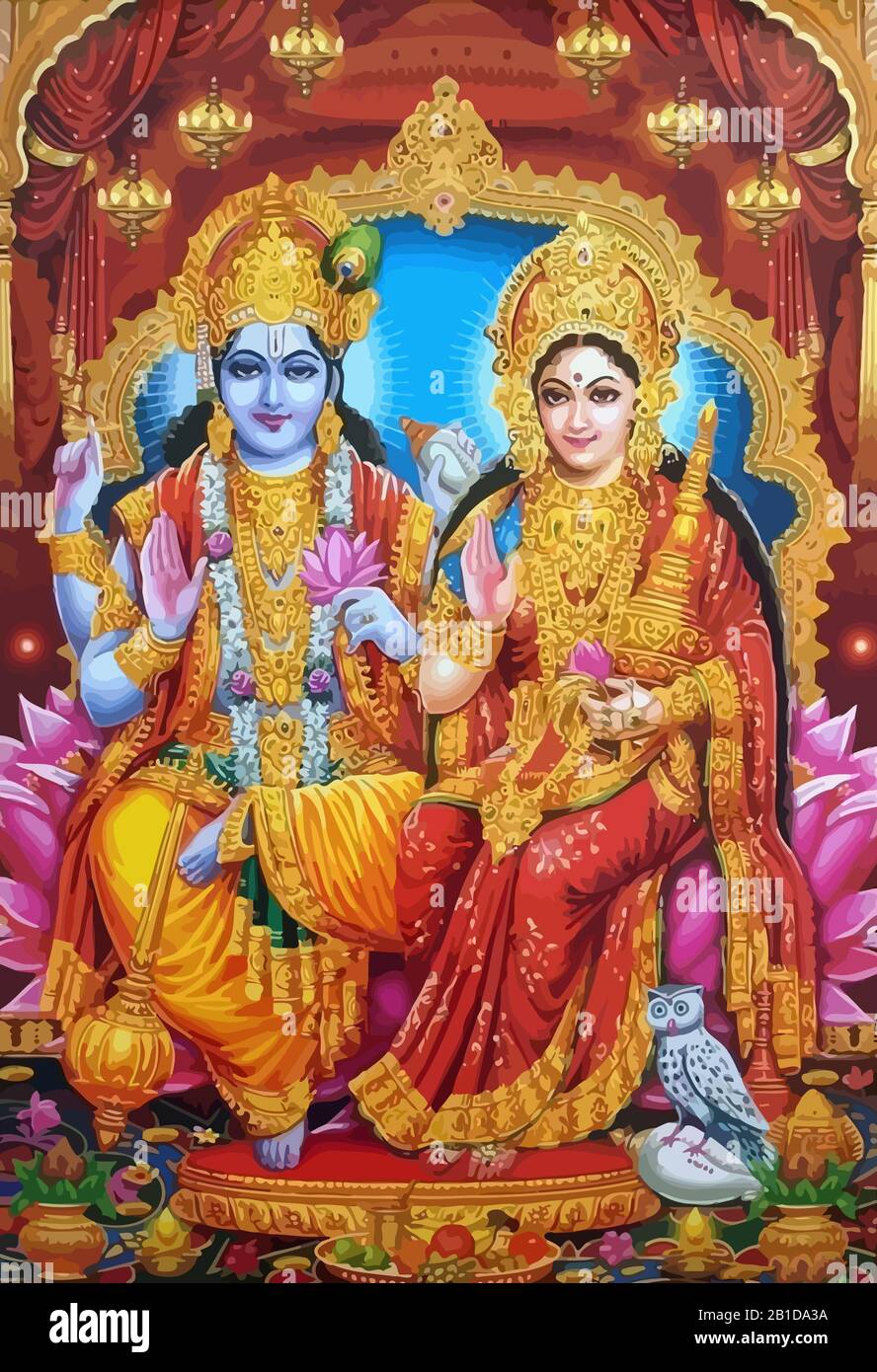 Señor Rama santo Murugan dioses hinduismo Mitología ilustración Fotografía  de stock - Alamy