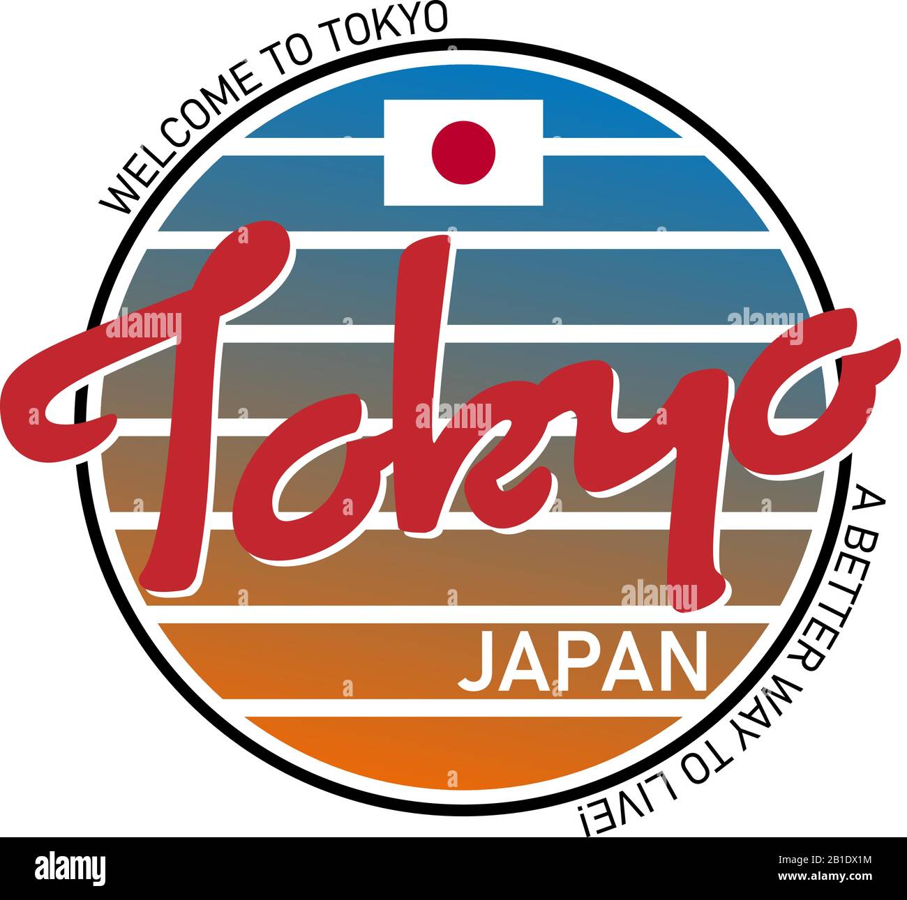 Tokio tipografía diseño gráfico para camisetas estampados Japón eslogan  camiseta con inscripción Tokio. Ilustración vectorial Imagen Vector de  stock - Alamy