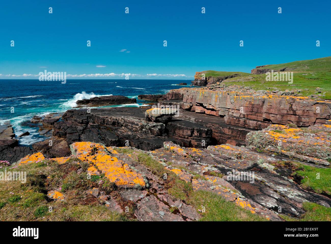 Isla De Handa, Escocia Foto de stock