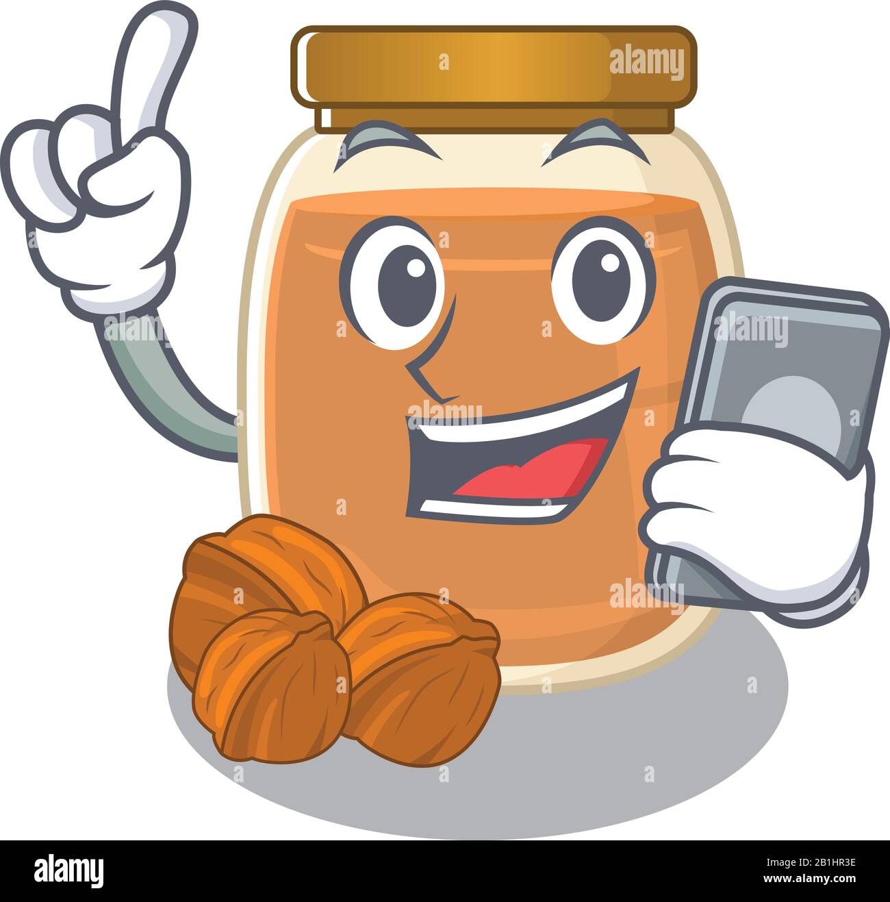 Manteca de nogal estilo de diseño de dibujos animados hablando por teléfono Imagen Vector de stock - Alamy Manteca de nogal estilo de diseño de dibujos animados hablando por teléfono Imagen Vector de stock - Alamy