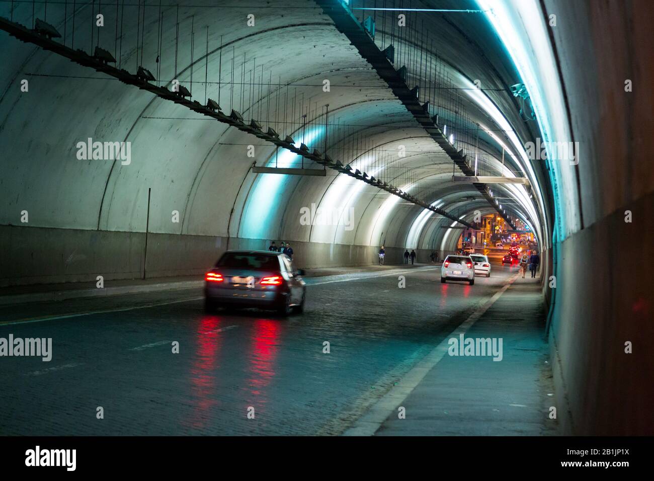 Traforo Umberto (túnel) en Roma, Italia Foto de stock