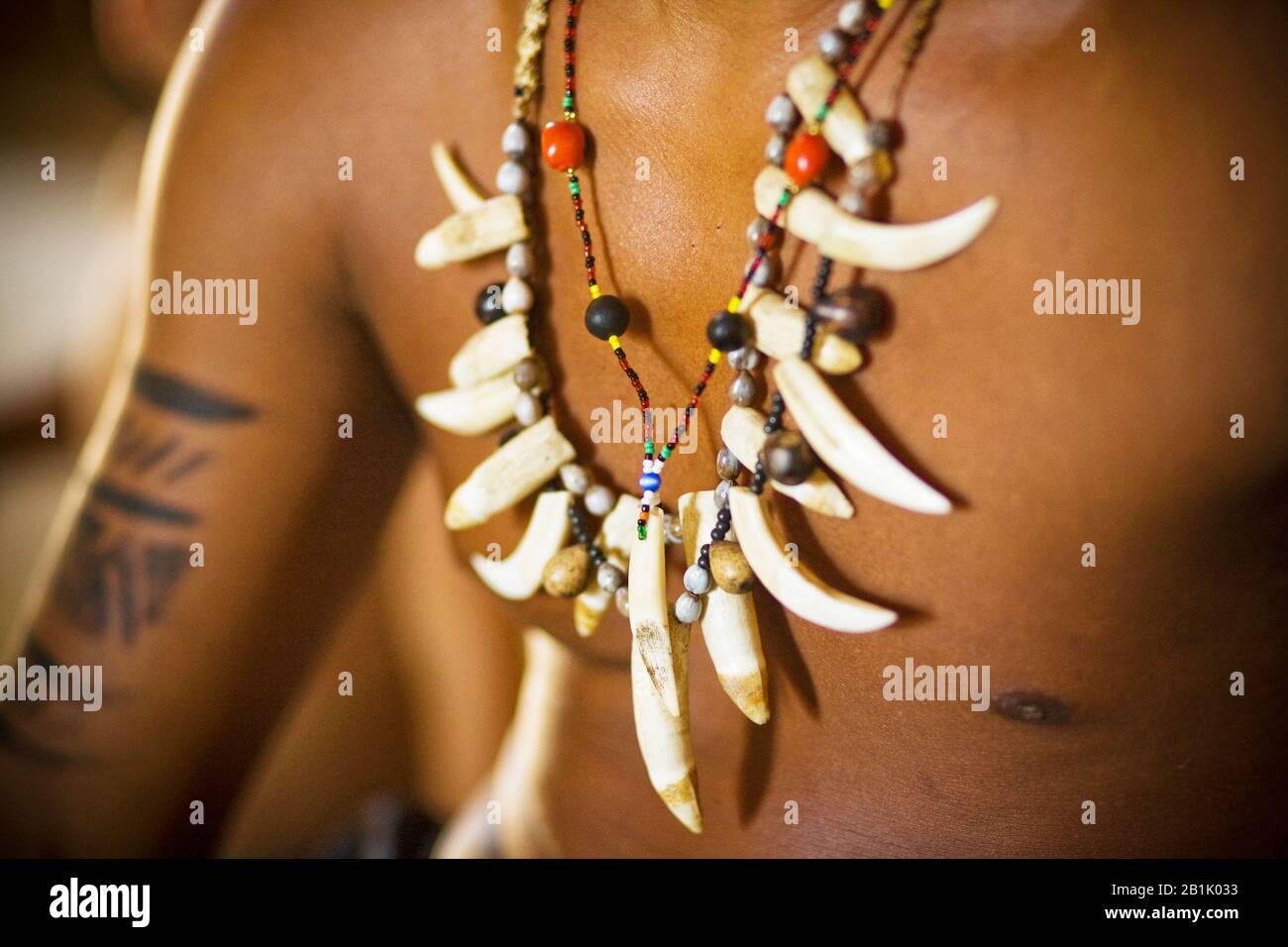 Indio, Collar Indígena, Tribu De Los Dessano, Comunidad De Manaus, Amazônia, Amazonas, Brasil Fotografía de stock - Alamy