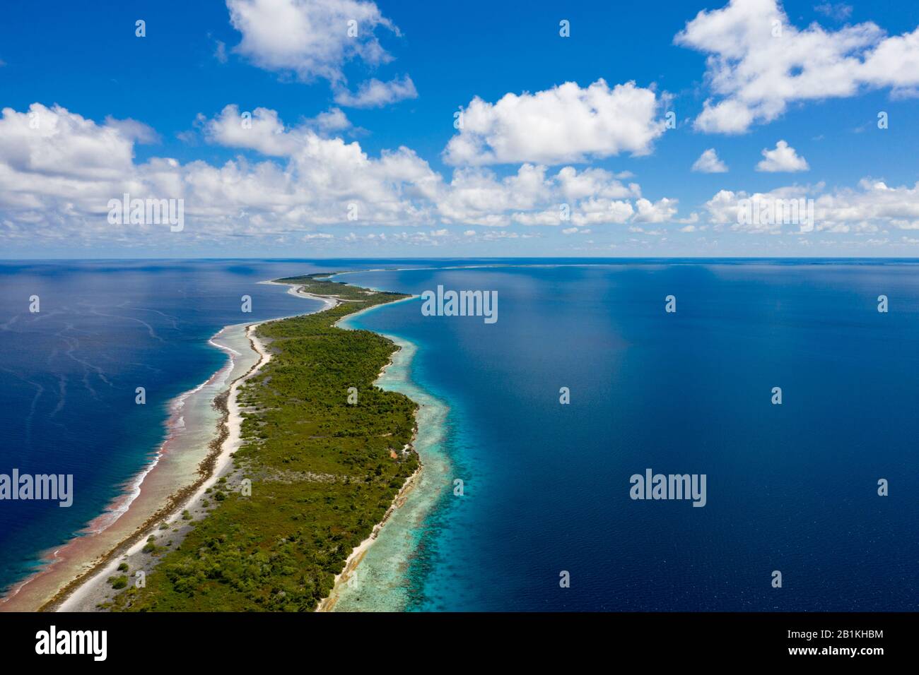 Impresiones Del Atolón Kauehi, Tuamotu Archipel, Polinesia Francesa Foto de stock